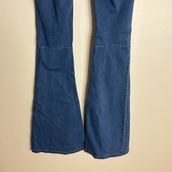 Free people we the free penny flare elastic waist jeans size 2 - Picture 11 of 14